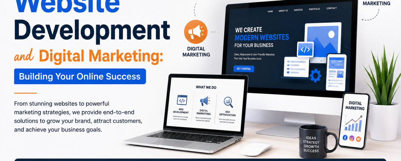 Freelance website development and digital marketing services