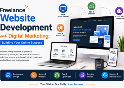 Freelance website development and digital marketing services
