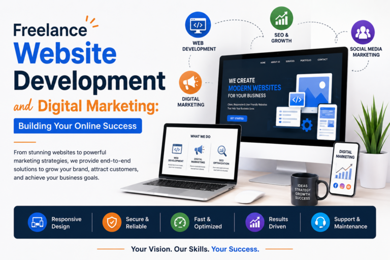 Freelance Website Development and Digital Marketing: Building Your Online Success